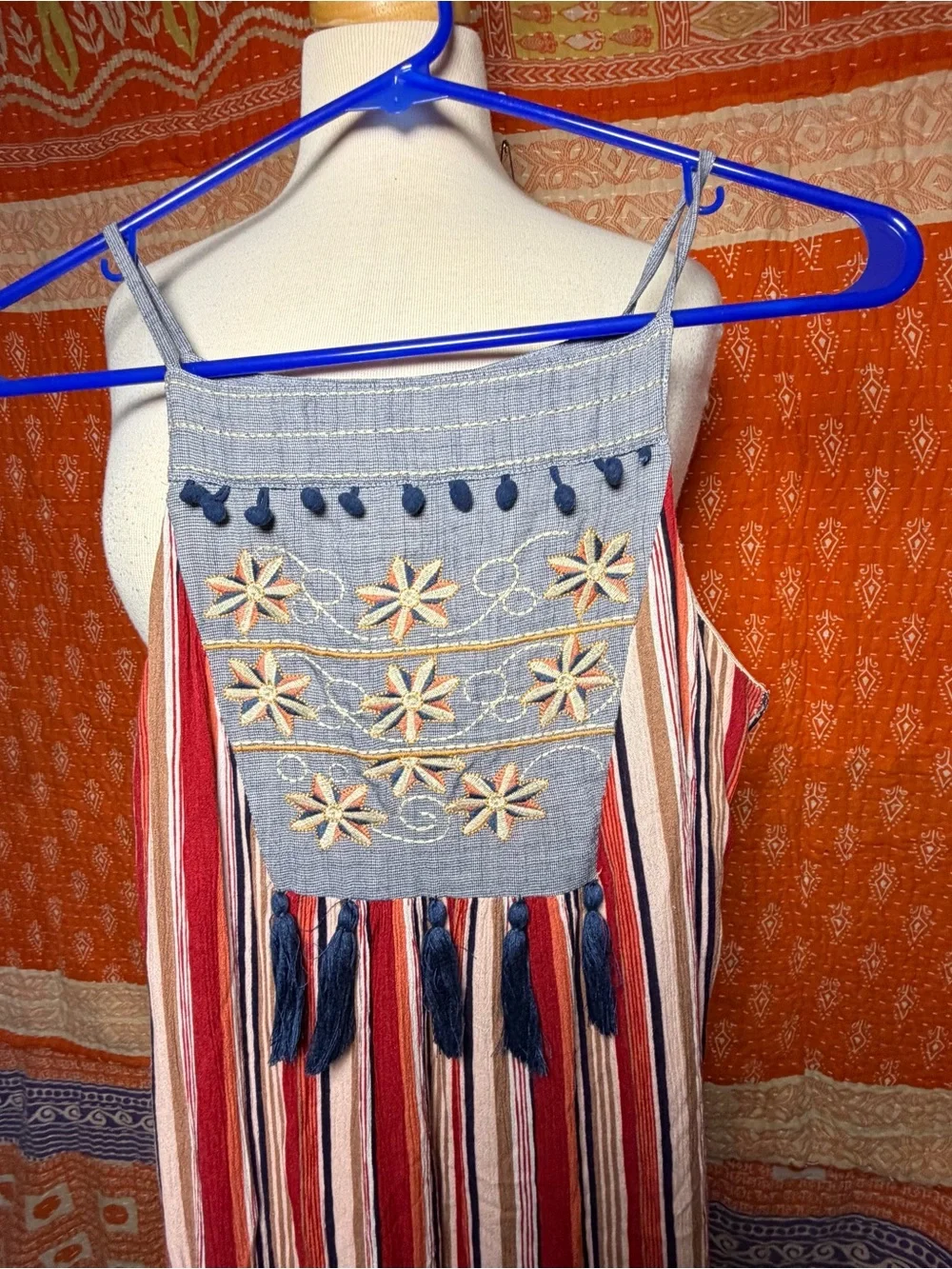 Anthropologie THML Embroidered Dress size S - Picture 3 of 4